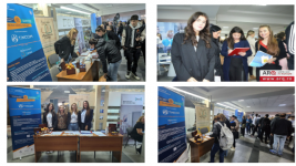 5.Sesiune de prezentare a proiectului TINCOM în cadrul evenimentului ,,Bursa Locurilor de Muncă”, organizat de către ,,Universitatea Aurel Vlaicu” din Arad, în data de 10.10.2025